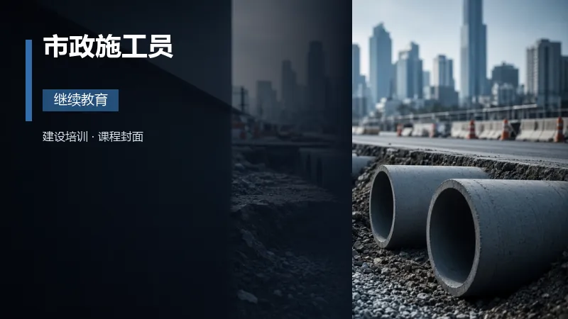 市政施工员（八大员（继续教育））